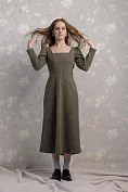 Женское платье Stimma Мирена, цвет - оливковый