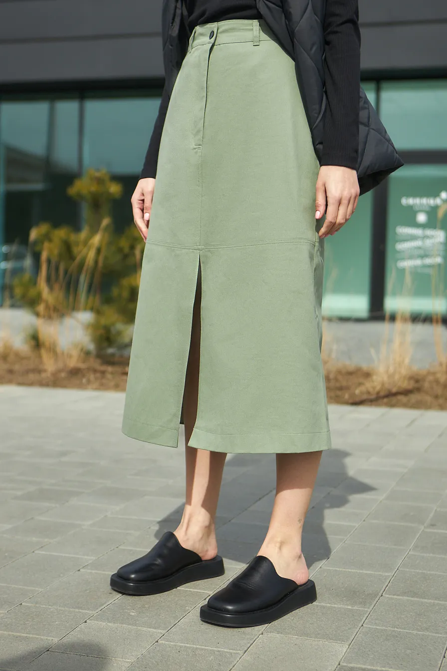 Женская юбка Stimma Эрис, цвет - оливка