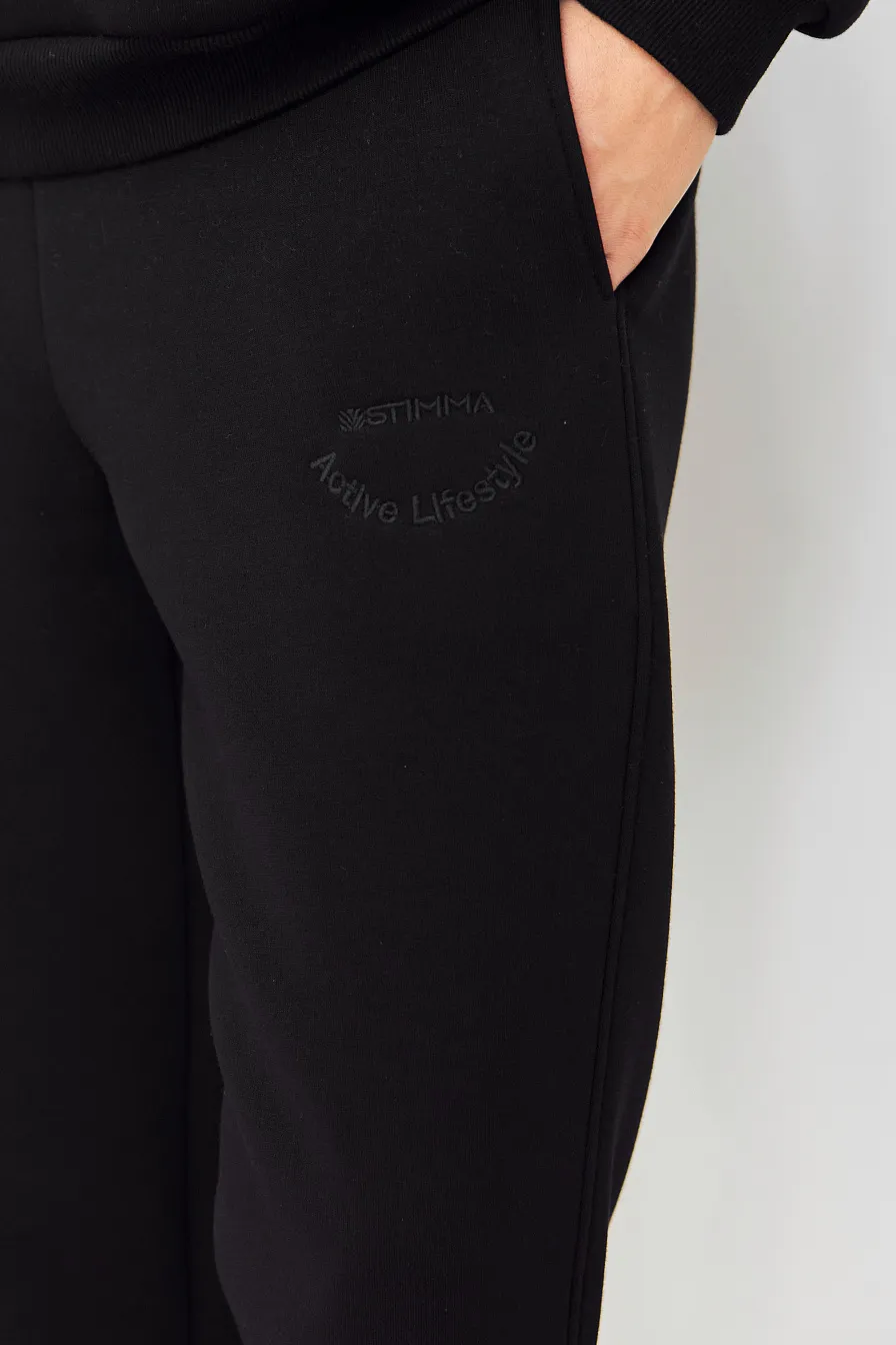 Жіночий спортивний костюм Stimma Лерман, колір - чорний