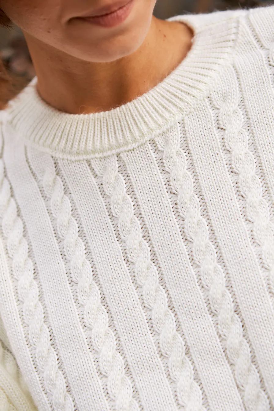 Жіночий светр Stimma Косана, колір - молочний