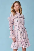 Женское платье Stimma Револин, цвет - Розово-волошковая кв.