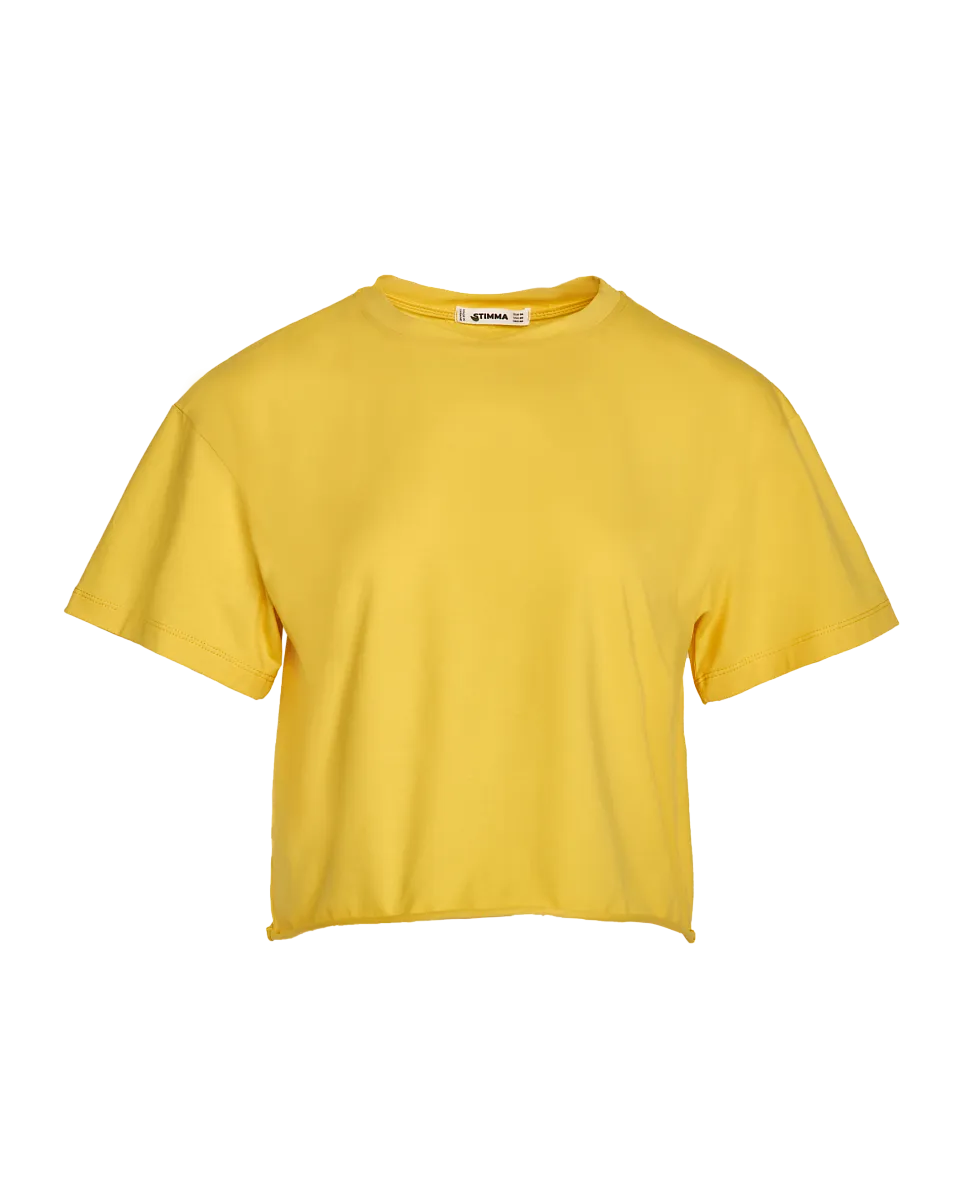Женская футболка Stimma Луиз, цвет - желтый