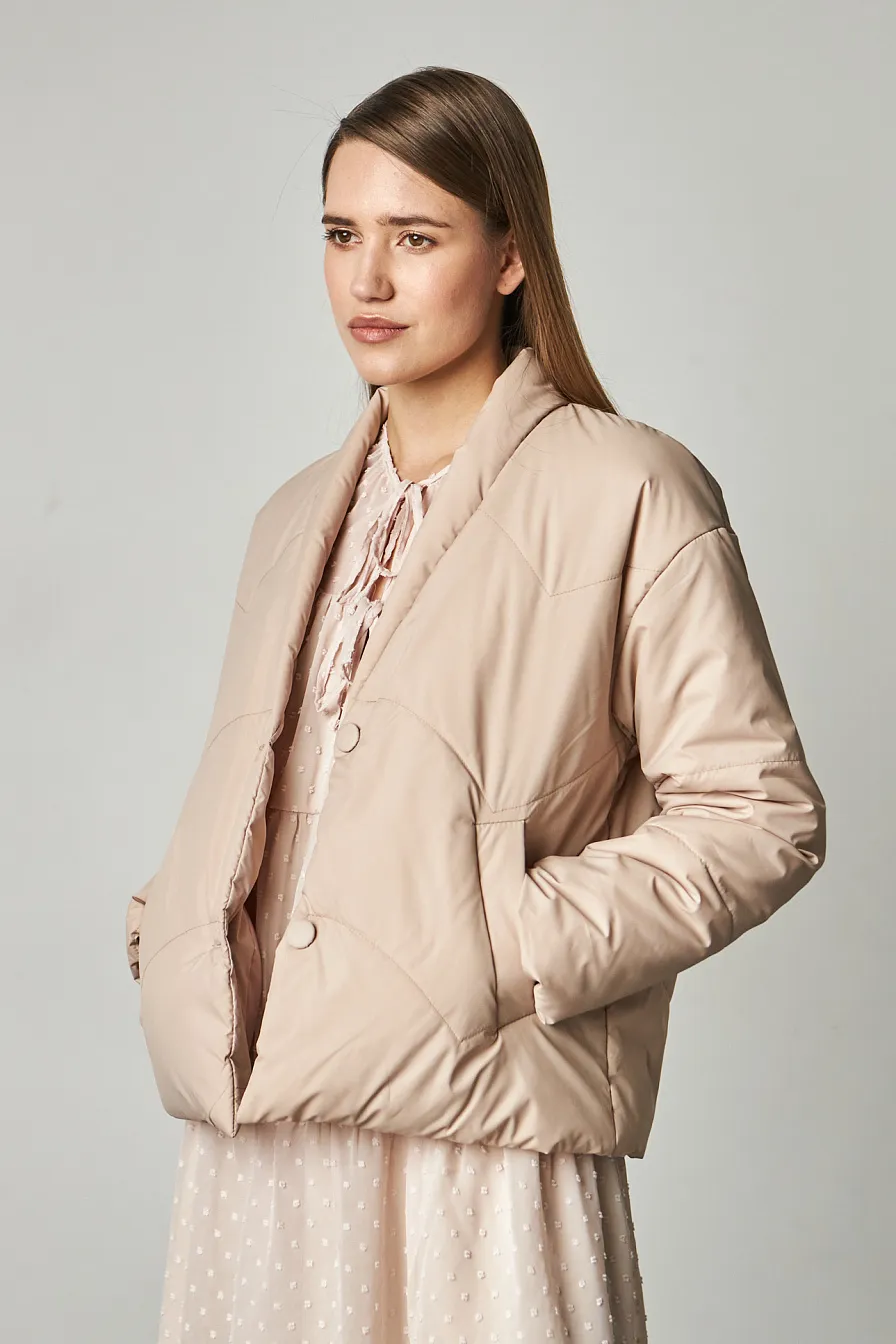 Жіноча куртка Stimma Еірін , колір - пудра