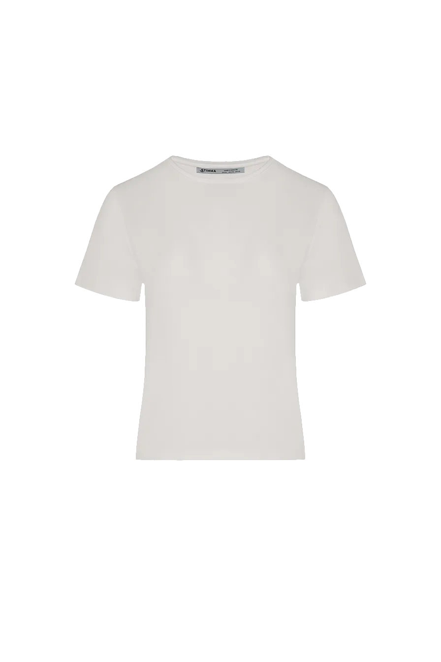 Жіноча футболка Stimma Ракель, колір - кремовий