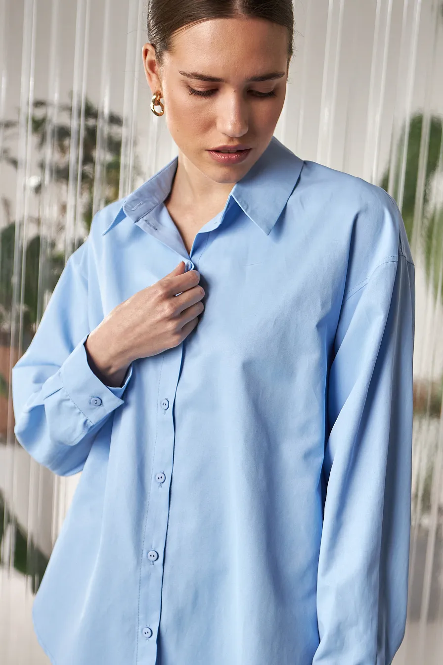 Женская рубашка Stimma Клода, цвет - голубой