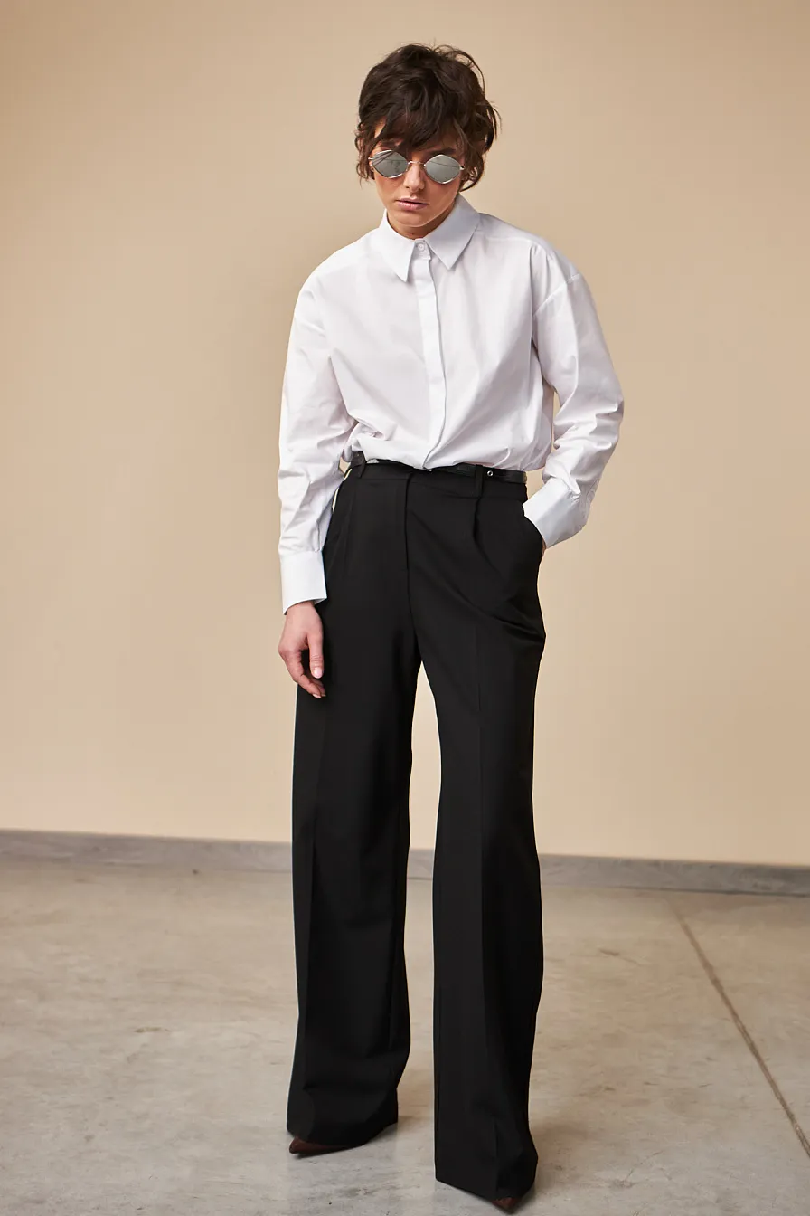 Жіночі штани палаццо Stimma Кармел, колір - чорний