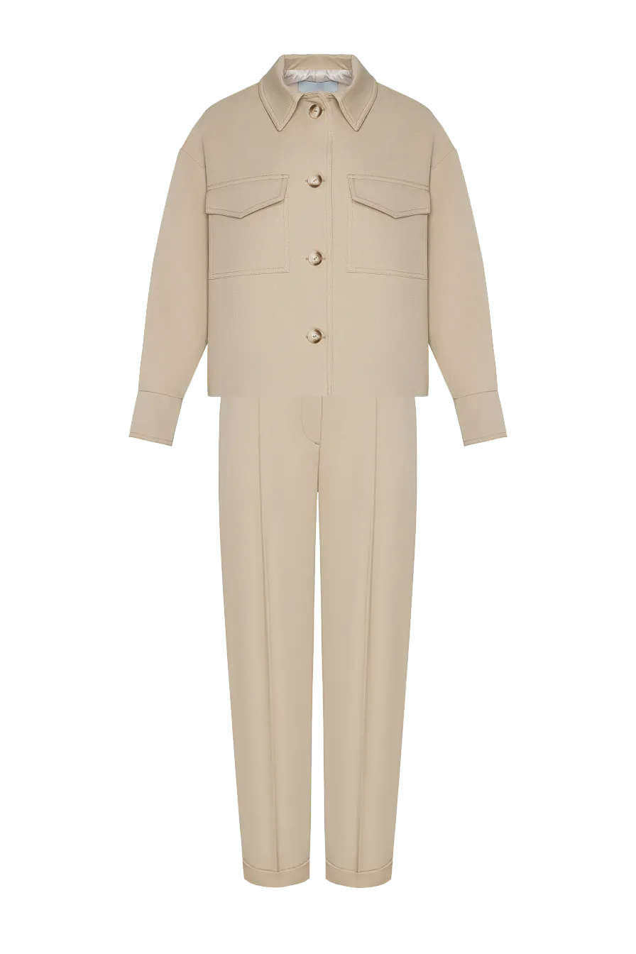 Жіночий костюм Stimma Хелін, колір - бежевий