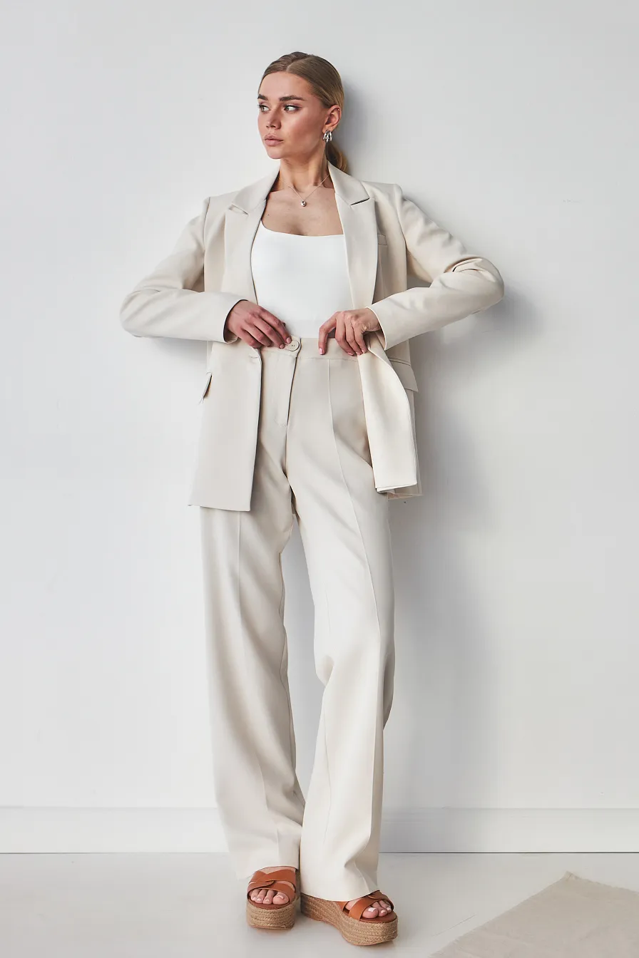 Жіночий костюм Stimma Маніла , колір - сіро-бежевий