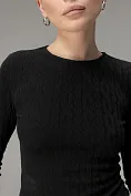 Жіночий лонгслів Stimma Сорін, колір - чорний