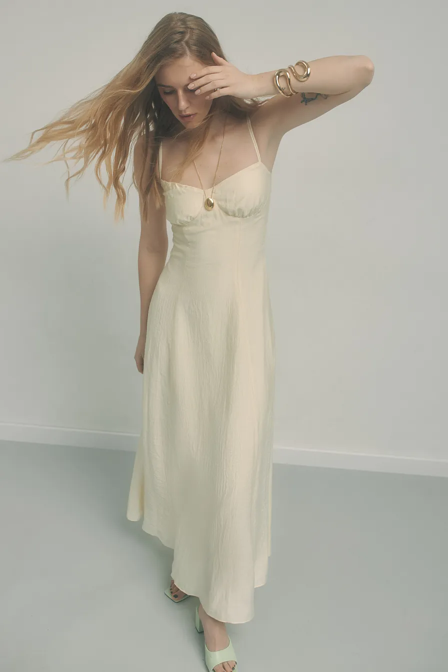 Женское платье Stimma Аурелия, цвет - Масло