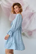 Женское платье Stimma Канна, цвет - Голубой горох
