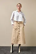 Женская юбка Stimma Дорет, цвет - бежево-кремовый