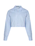 Женская рубашка Stimma Кертис, цвет - Голубой тонкая полоска