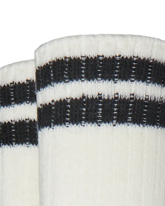 Женские носки Stimma Ангора 4 Молочный с черными полосками, фото 2