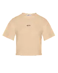 Жіноча футболка Stimma Літерія, колір - бежевий