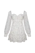 Женское платье Stimma Юлиса, цвет - Ванильно-пудровый узор