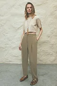 Жіночі штани Stimma Доріт, колір - світло-оливковий