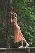 Жіночий сарафан Stimma Ефімія, колір - помаранчевий