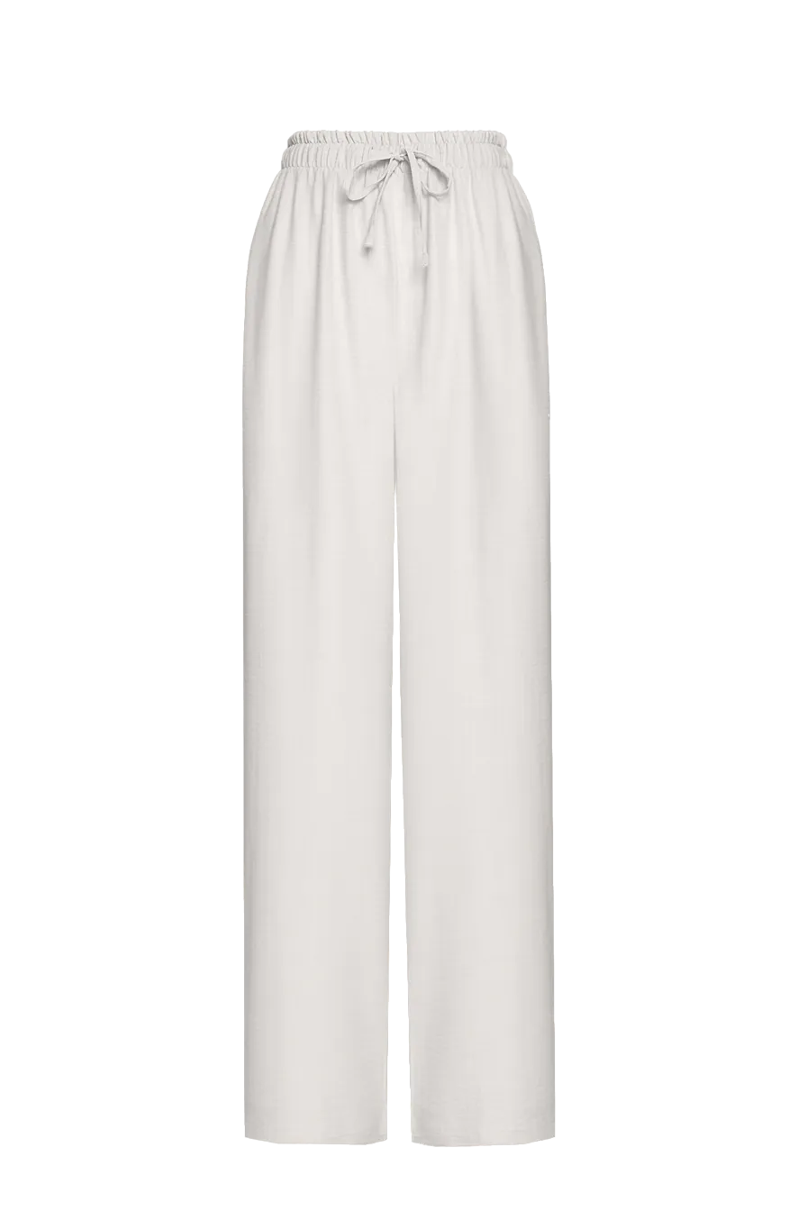Жіночі штани Stimma Теріс, колір - молочний