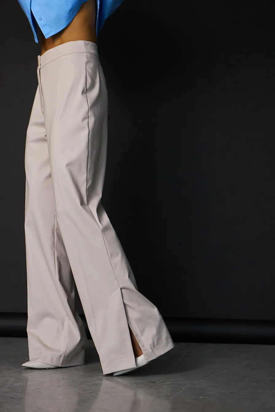 Жіночі штани Stimma Карган, колір - бежевий