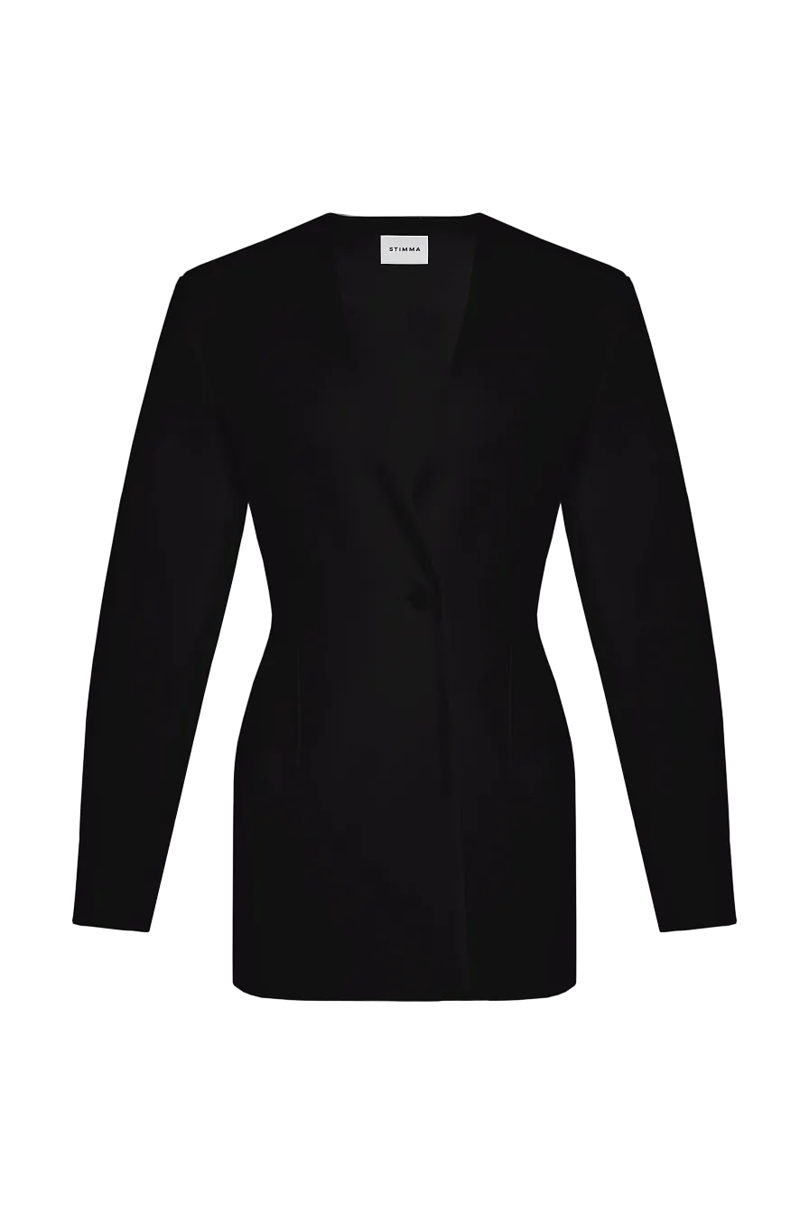 Жіночий блейзер Stimma Гарньє, колір - чорний