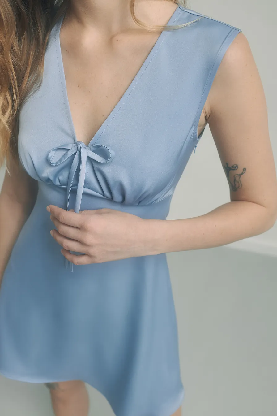 Женское платье Stimma Касея, цвет - серо-голубой