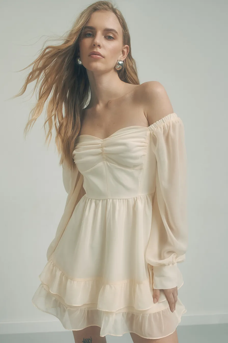 Женское платье Stimma Юлиса, цвет - ваниль