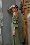 Жіноча сукня Stimma Вайлет, колір - хакі