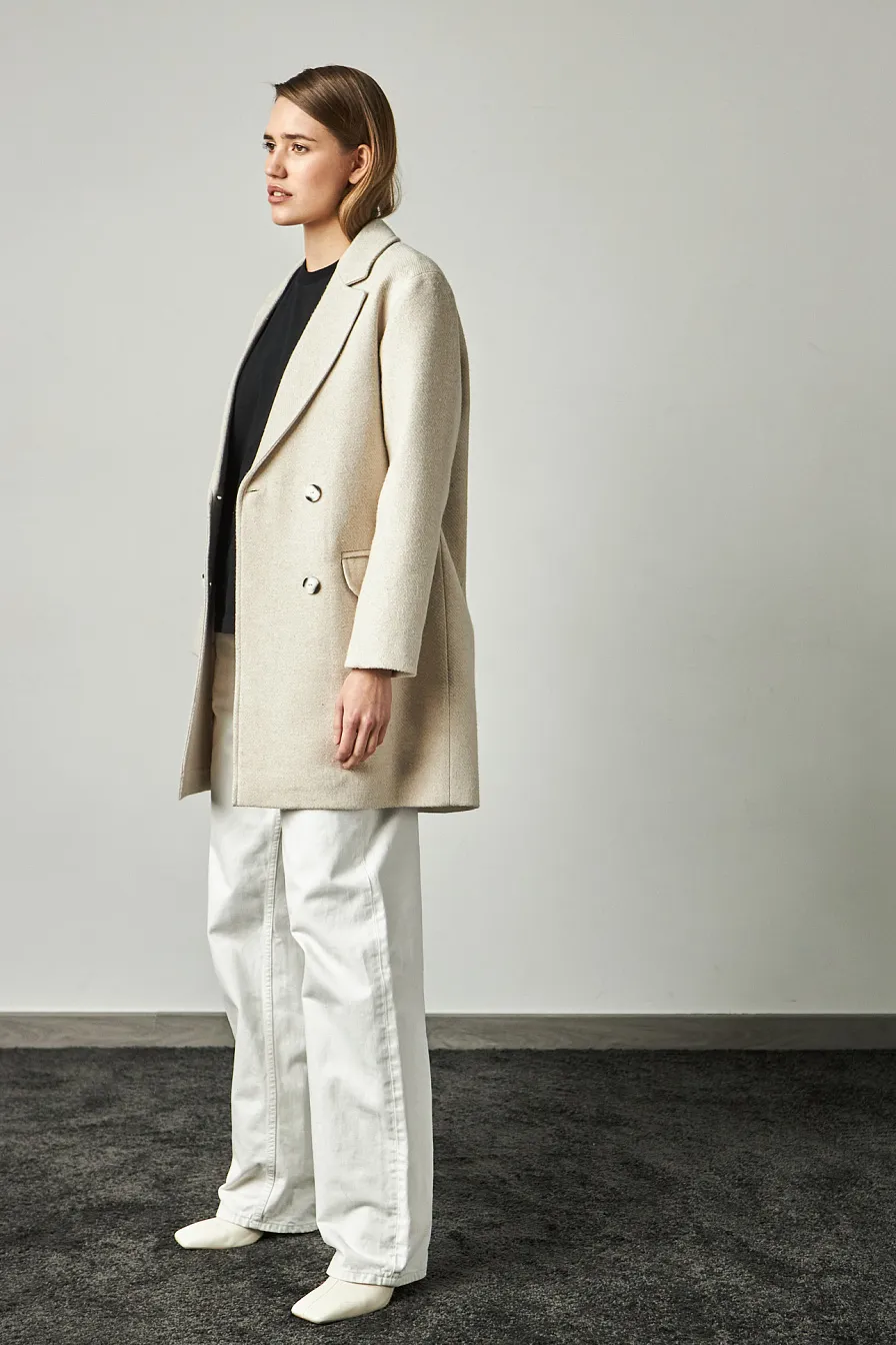 Жіноче пальто Stimma Лорена , колір - сіро-бежевий