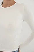 Жіночий лонгслів Stimma Айона, колір - молочний