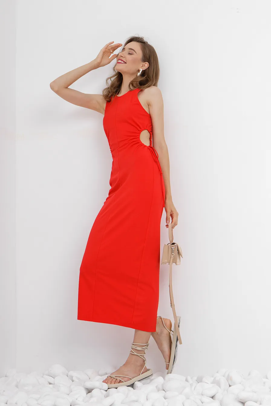 Женское платье Stimma Кария, цвет - красный