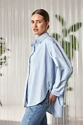 Женская рубашка Stimma Клода, цвет - небесный