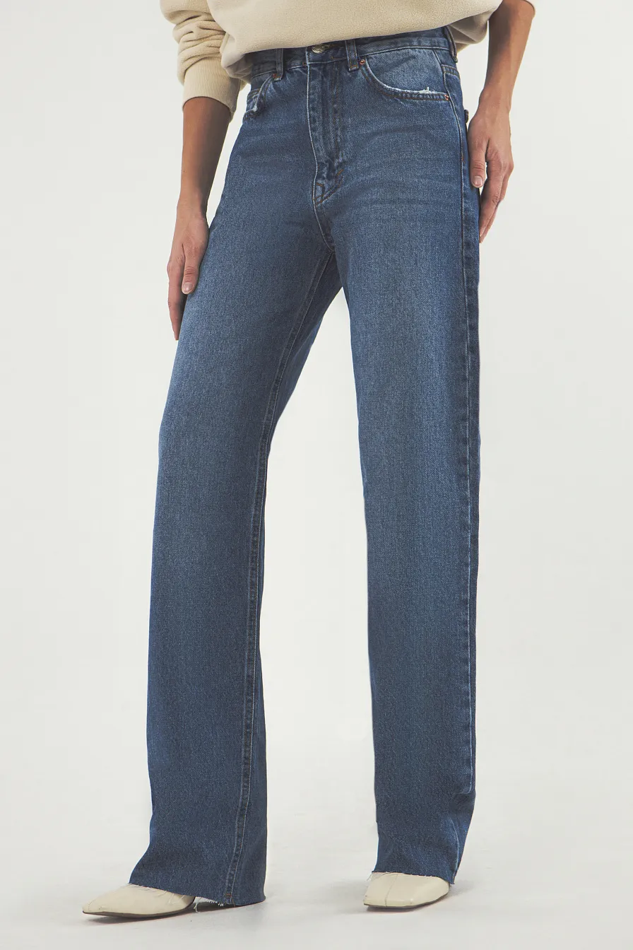 Жіночі джинси WIDE LEG Stimma Мірабо, колір - синій