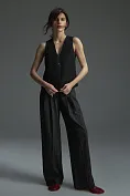 Жіночі штани Stimma Седін, колір - Антрацит смужка