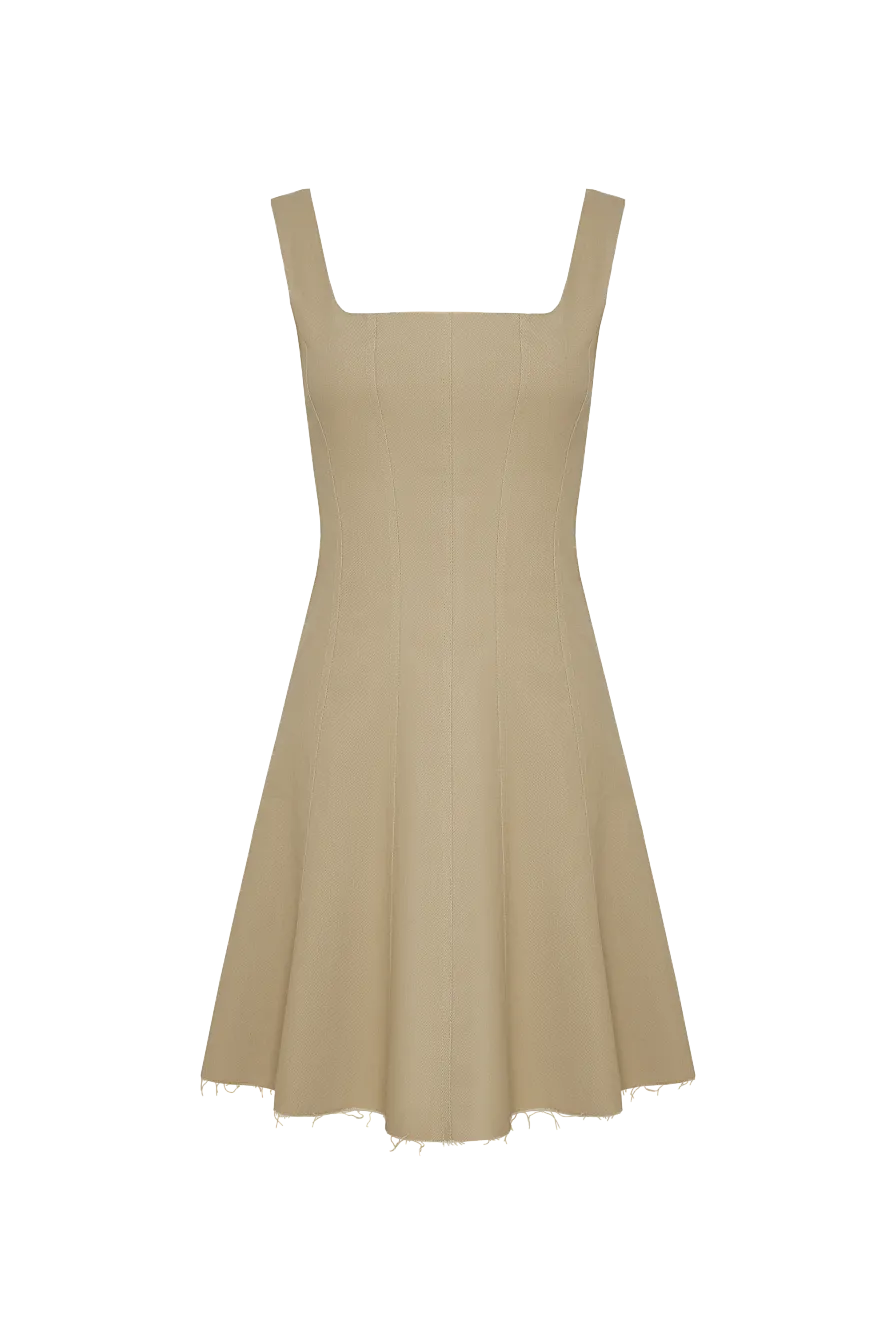 Женское платье Stimma Сезария, цвет - бежевый